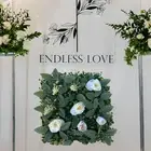 Grass Wall Panel Wall Decor Fake Greenery Backdrop Privacy Hedge Screen 12 inch