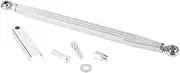 Shifter Extension,Stick Shift Extension,Stripe Long Gear Shift Arm Lever For Enhanced Shifting Performance Silver