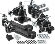 A-Premium 7Pcs Front Suspension Kit Outer Tie Rod End Pitman Arm Ball Joint Automotive Replacement Parts Compatible with Toyota 4Runner Pickup 1989-1995 4WD
