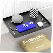 Bedside Shelf for Bunk Bed CableCatch (Hard Plastic 12.5 x 9.25 inches) Black