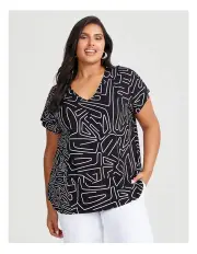 [Taking Shape] Natural Spritz Tunic in Print