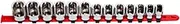 SUNEX TOOLS 9913 3/8-Inch Drive Weatherhead Socket Master Set, 13-Piece