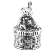 Royal Selangor Teddy Bears Picnic Tooth Box Lead Free Non Contaminable Pewter