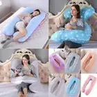 U Shape Full Body Maternity Pillow Case Sleeping Support for Pregnant Women-*-