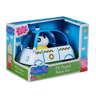 【寶寶共和國】Peppa pig 粉紅豬 熊貓可愛警車 家家酒玩具 裝扮玩具(福利品)