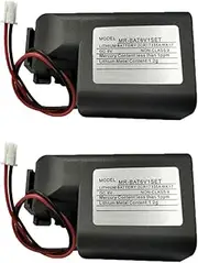 QULONG (2-Pack MR-BAT6V1SET 6V 1650mAh Non-Rechargeable Lithium Battery for 2CR17335A WK17, MR-J4 PLC