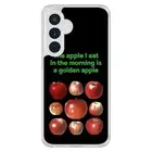 For Samsung S24 S23 S22 S21 ZFold ULTRA Shockproof Golden Apple Case Cover
