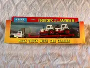 1/64 Ertl Trucks of the World JI CASE Agri King Tractors w Mack Flatbed #2