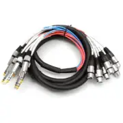 - Saxt-8X10F - 8 Channel 10' XLR Female to 1/4" TRS Snake Cable