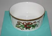 Tiffany & Co. VNTG Tiffany Holiday Garland Open Candy Dish Japan Collectible NEW