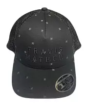 Travis Mathew Shipwreck Beach Snapback Golf Hat Black NEW NWT FlexFit 110