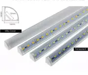 Wall Corner LED Bar Light DC 12V 50cm SMD 5730 Rigid LED Strip Light For Kitchen