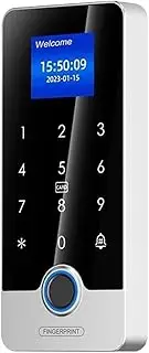 Magnetic Door Lock, Fingerprint RFID Access Control System Kit Smart Door Lock Electronic Gate Bluetooth Opener Home Digital Set Biometric,Home Security(J200F) FANDIAO