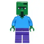 LEGO 樂高積木 人偶 MINECRAFT 創世神 ZOMBIE VILLAGER 殭屍村民 21128 MIN030