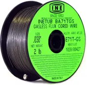 INETUB BA71TGS .030-Inch on 2-Pound Spool Carbon Steel Gasless Flux Cored Weldin