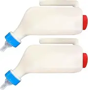 Goat Bottles for Feeding Baby Goats, Goat Milk Feeder, Breeding Bottle Set, Scaled Design, Easy Grip, 500/800ml, for Goat, Cow, Sheep, Small Animals
