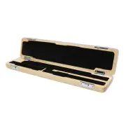 Yinfente Flute Case for 17 Hole Keys Flute Hard Wooden Case Portability Box