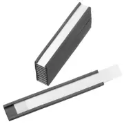 10 Pcs Magnetic Label Holder 3" x 0.5" with Paper Inserts C Channel