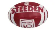 NRL 6 Inch Supporter Sponge Football - Queensland Maroons - Ball - QLD