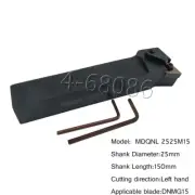 MDQNL2525M15 External Lathe Turning Tool Holder Indexable mill tool FOR DNMG15