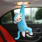 Hanging Tissue Box Napkin Holder Car Tissue Holder Plush Monkey Tissue Box