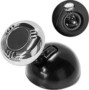DXNQ Metal Joystick Car Push Start Button Cover, Universal One-Touch Start Button Rocker, Silver
