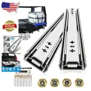 Heavy Duty Full Extension Drawer Slides - 20 Inch Metal Rails, 250 lb Capacity