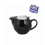 12x Teapot w Infuser 500mL Black Bevande Tealeaves Tea Leaf Coffee Brew Pot