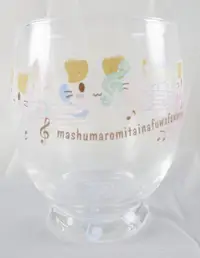 在飛比找樂天市場購物網優惠-【震撼精品百貨】Mashumaro 棉花糖貓 透明玻璃杯水杯