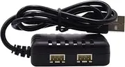 Blomiky 2-in-1 2S 7.4V 1000mA Li-ion/Li-po Battery Balance Charger Cable for RC Boat Airplane Helicopter Trucks Cars 2S Lipo Battery 7.4V 1 to 2