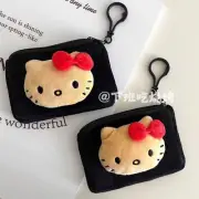 Sanrio Hello Kitty Plush wallet Coin Purse Keychain Pouch Cute Bag Charm