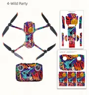 Sunnylife Decals Skin for DJI Air 2S (Wild Party)