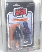 Star Wars Clone Wars VC247 Death Watch Airborne Trooper AFA 9.0 Uncirculated UV
