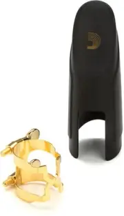 D'Addario HBS2G H-Ligature and Cap for Graftonite Slim Baritone Saxophone