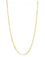 Bloomingdale's Fine Collection Paper Clip Link Chain Necklace in 14K Yellow Gold