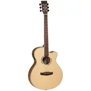 Tanglewood TDBTSFCEBW Discovery Exotic Superfolk C/E Black Walnut Guitar