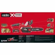 Ozito PXC 250mm 18V Chainsaw Kit Includes 18V 4.0Ah Battery and Charger