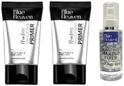 BLUE HEAVEN 2 PRIMER + 1 MAKEUP FIXER (COMBO PACK OF 3) Primer - 92 g (Transparent)