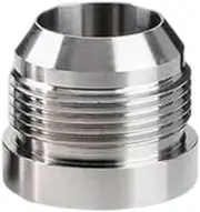 MagiDeal Weld on Bung Male Hose End Nipple Weldable Flare Thread Connector, AN16
