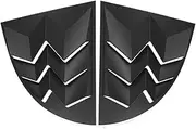 YJVVWQVF Rear Side Window Louver Compatible for Lambo Mustang in GT 1999-2004 Style ABS Matte Black Pair Windshield Sun Shade Cover