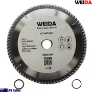 2x 254mm 80t Wood Circular Saw Blade Cutting Disc 10″ 30/25.4mm K2.8mm Timber