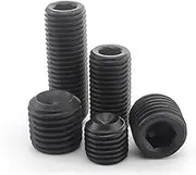 20pcs M10 10mm/ 12mm / 20mm / 16mm DIN916 Fine Thread Thread Pitch Alloy Steel Cup Point Grub Hex Socket Set Screws(16mm)