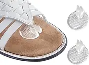 5 Pairs Non-Slip Silicone Thong Sandal Toe Guards Cushions Sandal Flip-Flop Toe Protectors,Clear, Clear, 5 Count (Pack of 1)
