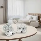 Folding Table Hinge with 180 Degree Locking for Garage Workshop Tables