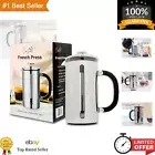 Durable 1000ml French Press with Multi-layer Filter - Classic Coffee Experience