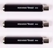 KOH-I-NOOR 5343 - Chalk holder made of metal for round 9-10 mm chalks, black - 3 Pieces