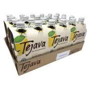 Tejava Lemon Black Iced Tea, 24 Pack, 12Oz Glass Bottles, Unsweetened, Non-Gmo,