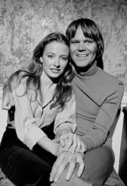 Glen Campbell with his third wife Sarah Jan Davis {nee Berg} April- Old Photo