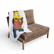 Rapping Bart Arctic Fleece Blanket