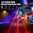 150W DMX RGB LED Laser Beam Scanner Projector DJ Disco Party Stage Light Show